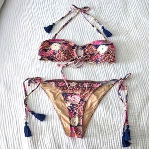 Spell Designs Free People Cloud Dancer Bikini